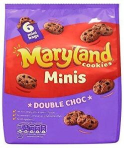 MARYLAND 150G COOKIES MINIS DOUBLE CHOC (6 BAGS)